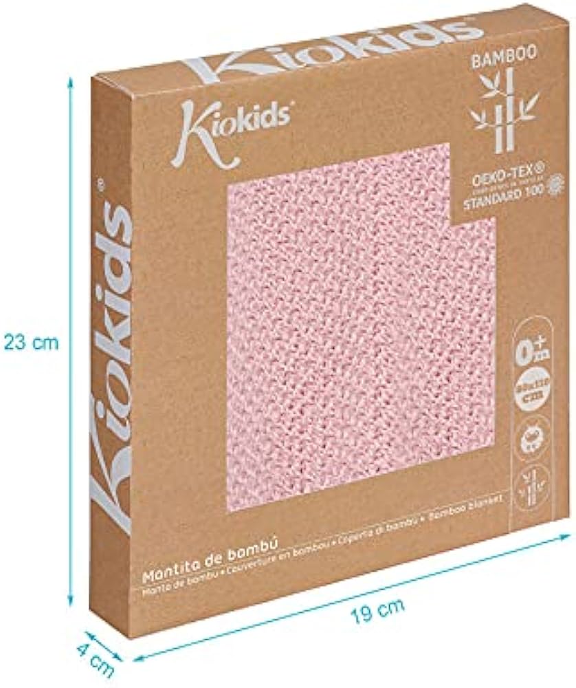 Kiokids Coperta di Bambù 80x110cm