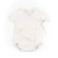 PROMO -40% Bamboom - Pagliaccetto con pizzo in bambù organico - Bianco 6 mesi