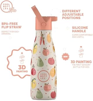 Cool Bott Les Frutta Bottiglia termica, mantiene fino a 36 ore freddo e 18 ore caldo - 260 ml