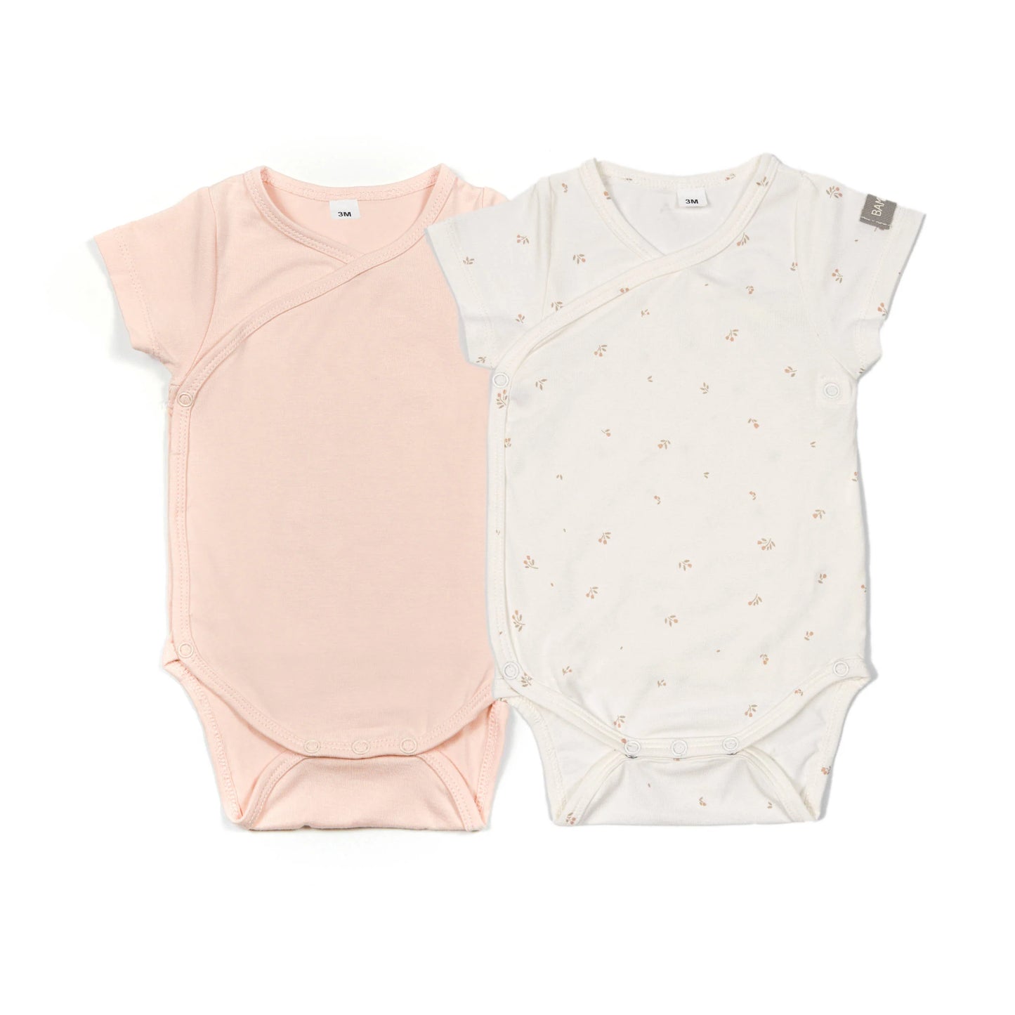 Bamboom Set 2 Body in Bambù naturale maniche corte