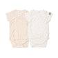 Bamboom Set 2 Body in Bambù naturale maniche corte