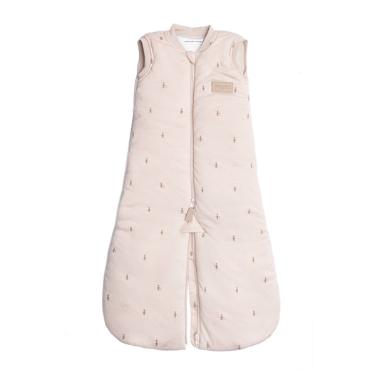 Sacco nanna Bamboom Jumpsuit Splitleg 6-18 mesi a gambe separabili, colore Fawn Pink 156