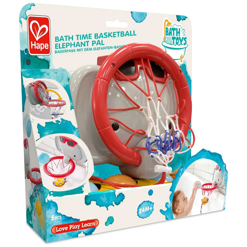 Hape Divertimento da bagno con il canestro Elefante - E0221
