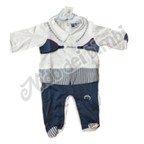 Melanie Tutina Blu/Bianco 3/6 mesi 100% Cotone