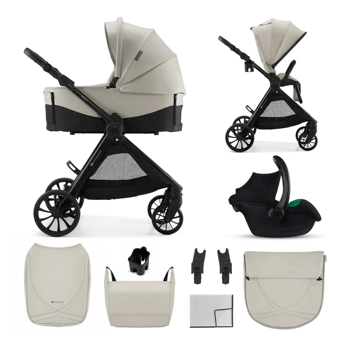 Kinderkraft Trio Vesto2 Multifunzione 3 in 1