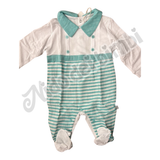 Nazareno Gabrielli Tutina Maschietto Verde 3/6 mesi 100% Cotone