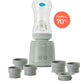 Nuvita Baby - Scaldabiberon portatile mix70 universale con funzione di mescolamento 1164