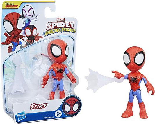 Hasbro Marvel Spidey e i Suoi Fantastici Amici - Spidey, action figure giocattolo da 15 cm, con 1 accessorio