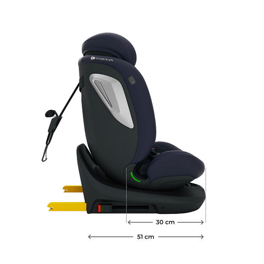 Kinderkraft Seggiolino 360° Auto I-Grow 2 Plus i-Size 40-150 cm R129