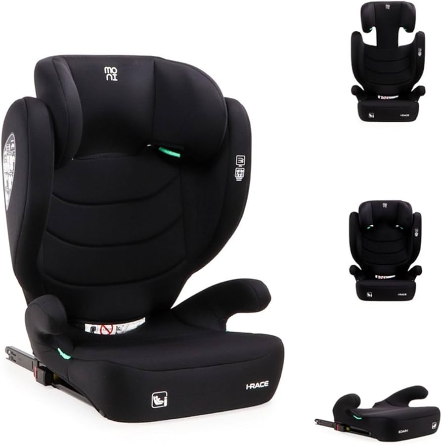 Moni Seggiolino Auto I-Race 100-150 cm - 3-12 anni Isofix