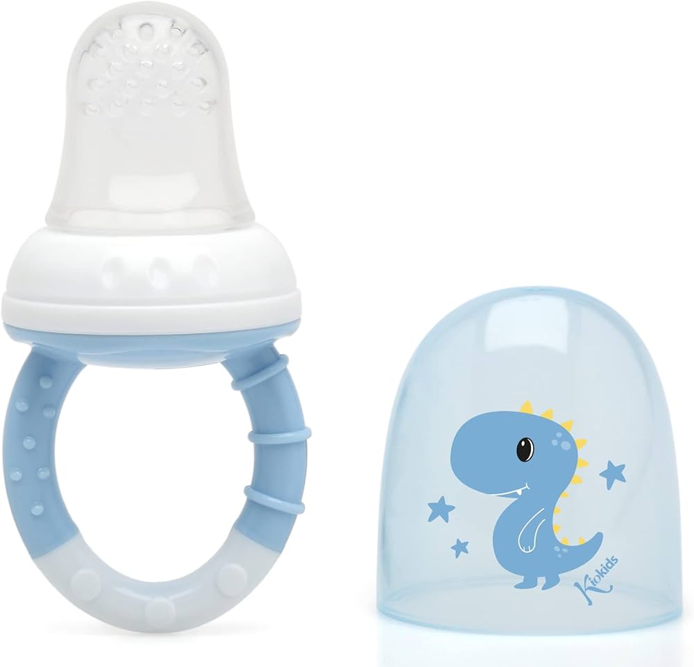Kiokids Fruttino Alimentatore anti soffocamento con beccuccio in silicone
