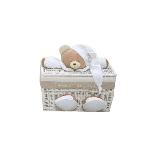Nanan Baule Tato Bianco Piccolo  61 x 34 x 32 cm