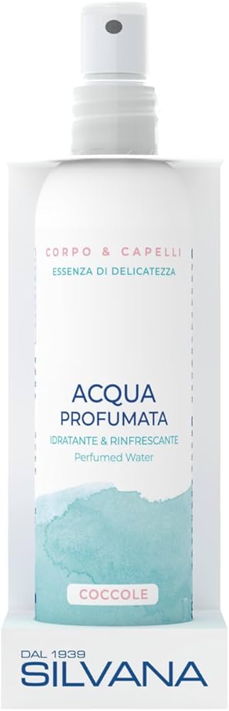 Silvana acqua profumata fragranza coccole - corpo e capelli 150ml