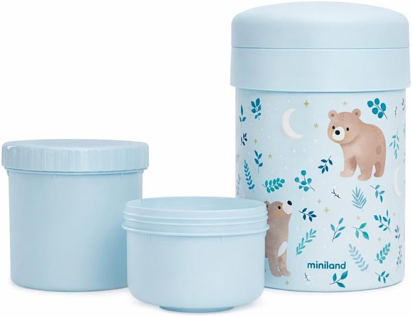 Miniland Thermetic - Thermos 745 ml con contenitori da 300 ml e 165 ml