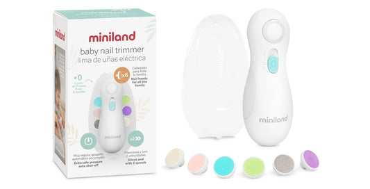 Miniland Baby Nail Trimmer - Lima per unghie elettrica