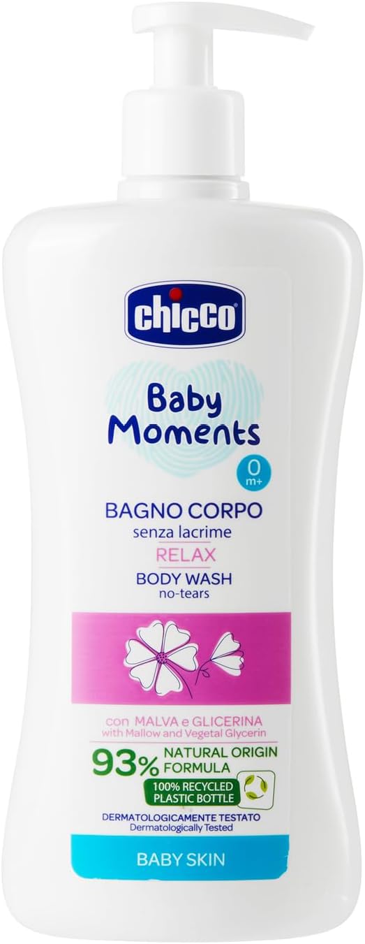 Chicco Bagno Corpo Baby Moments senza lacrime Relax 500 ml