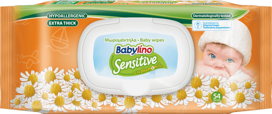 Babylino Sensitive Salviettine per neonati - Fragranza delicata - da 54pz