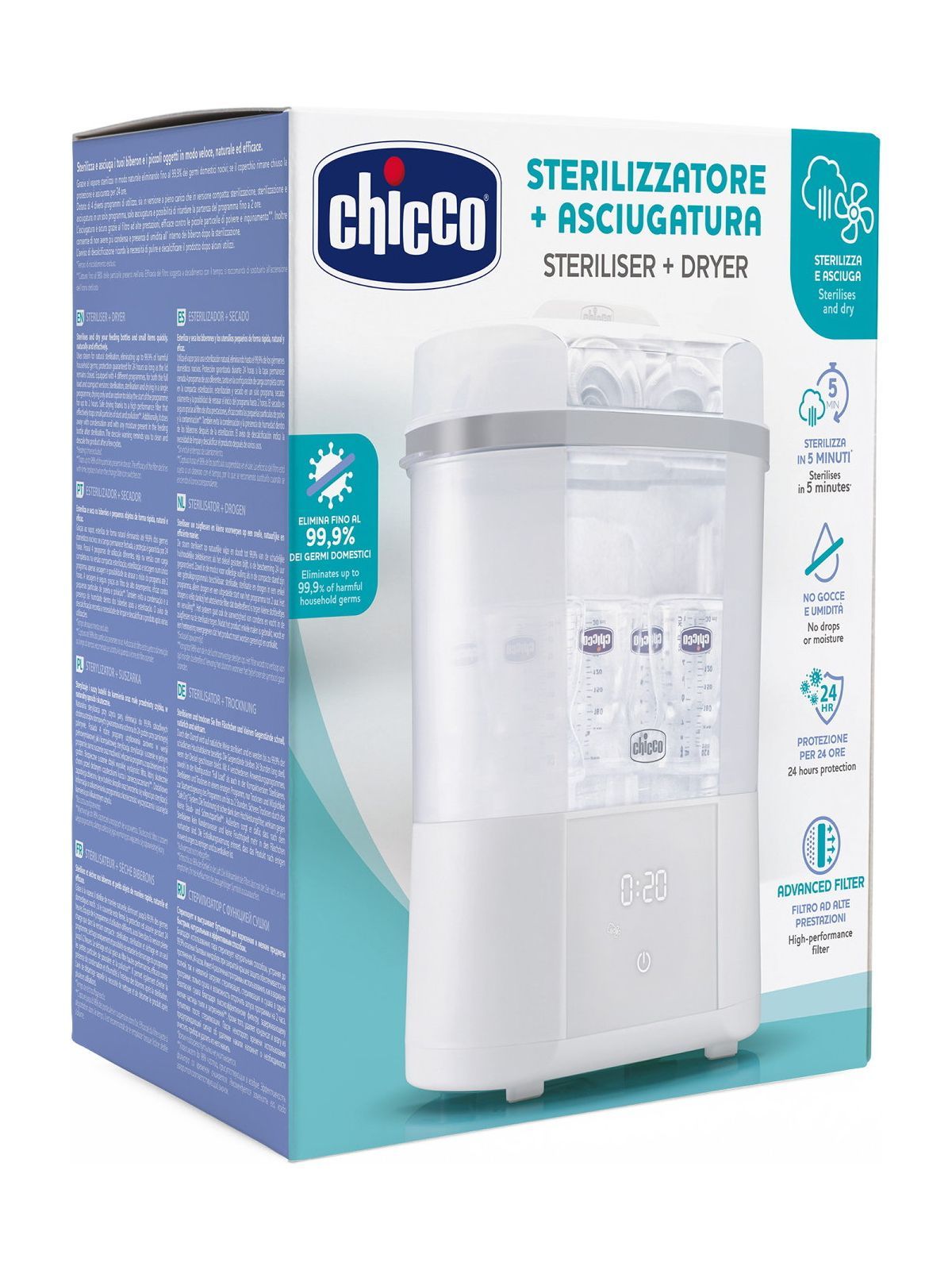 Chicco Sterilizzatore + Asciugatura