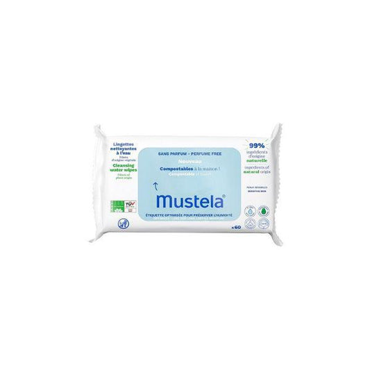 Mustela Salviette Senza Profumo 99% ingredienti naturali 60pz