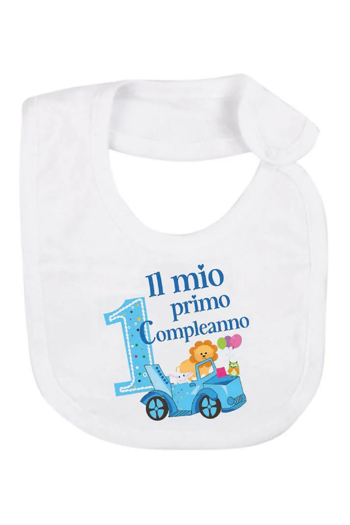 Babyvip Smile Bavetta Neonato in tela di cotone 100% con frasi