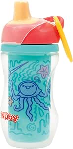 Nuby Tazza Termica Antigoccia Easy Grip, 270ml, 6+ M