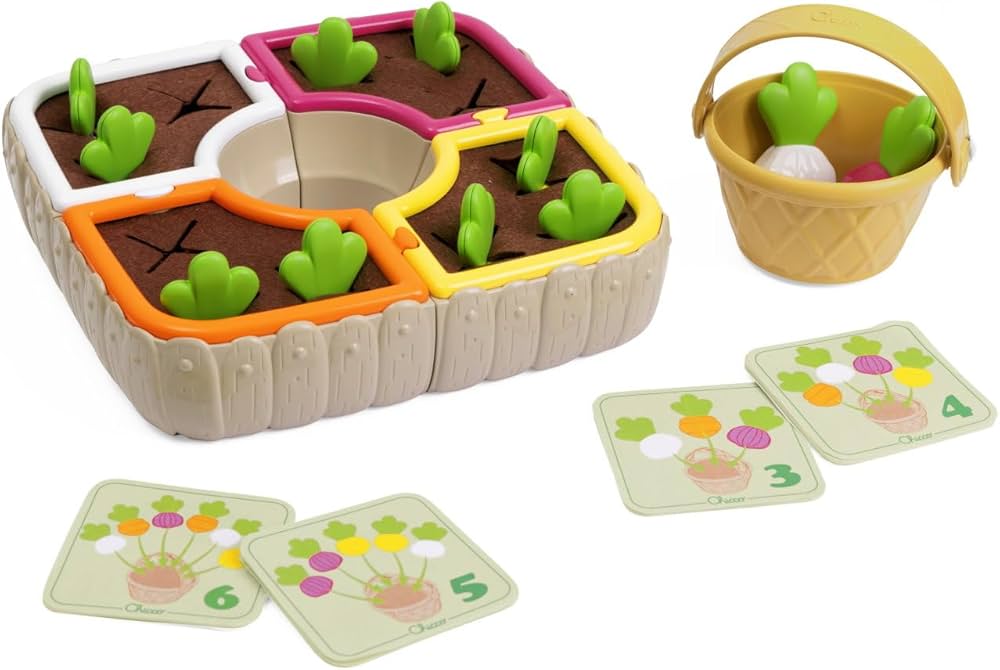Chicco Gioco Montessori Giardino Vegetale 21 pezzi 12-36 mesi