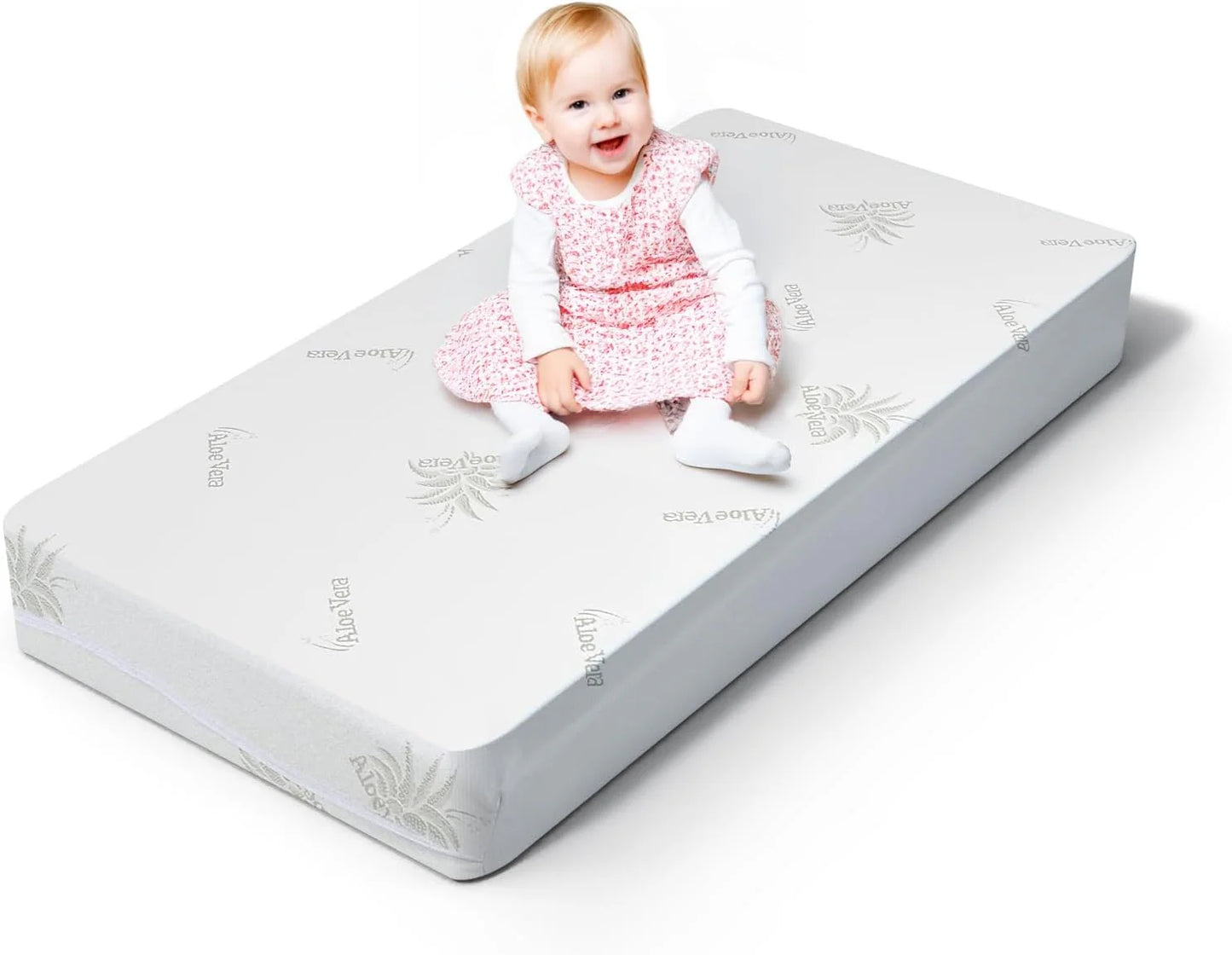 Materasso per culla e lettino 60x120 cm altezza 10 cm