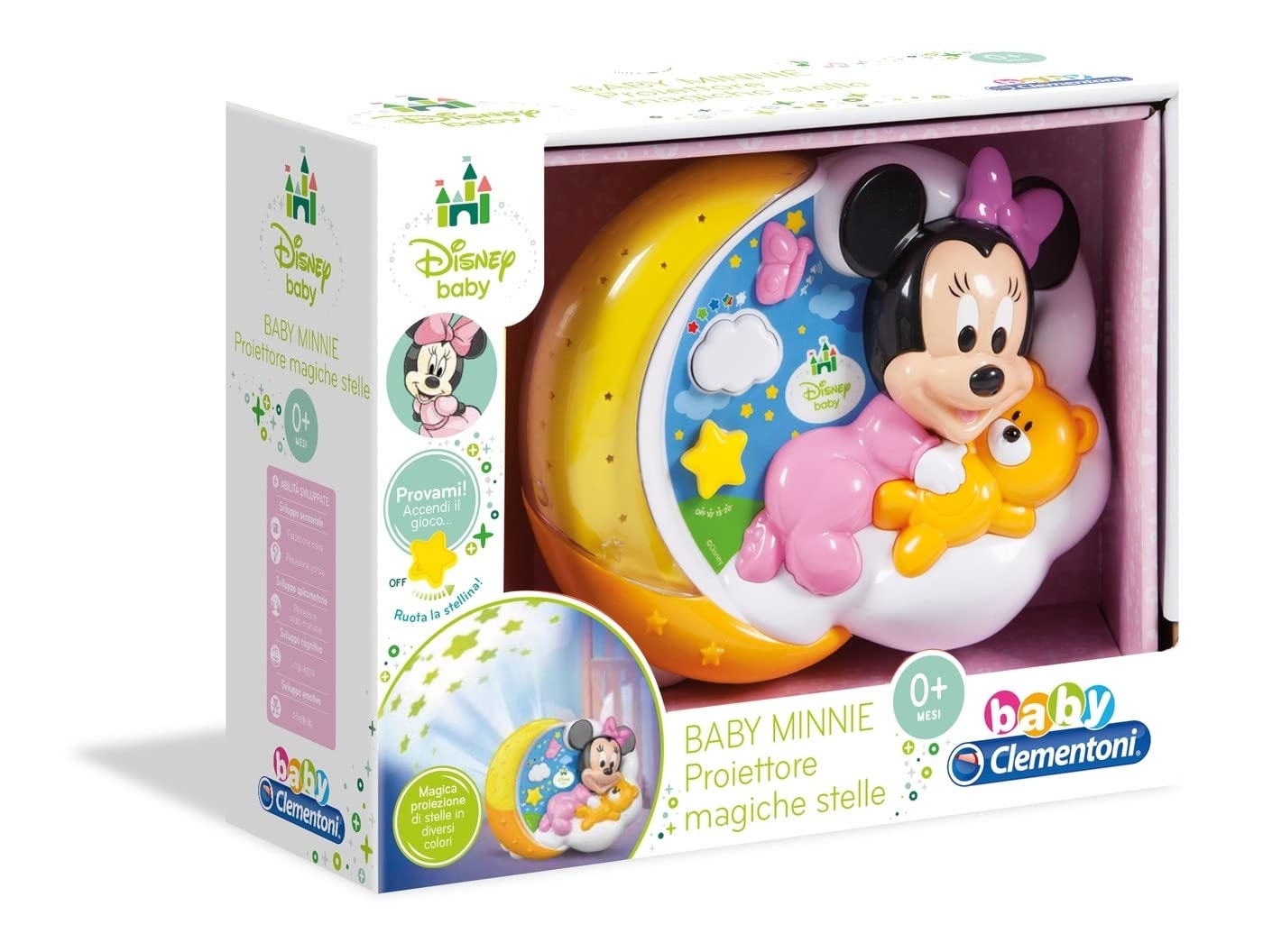 Clementoni Baby Minnie Proiettore magiche stelle 0m+