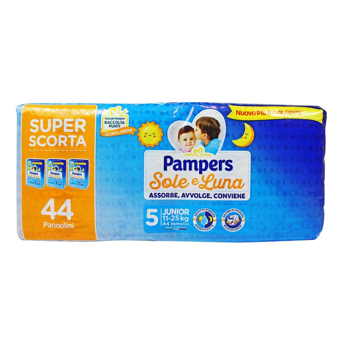 Pampers Sole e Luna Pannolini Super Scorta
