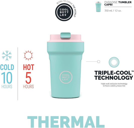 Cool Bott Les - Borraccia termica - fino a 10 ore freddo e 5 ora caldo - 350 ml