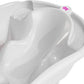 Ok Baby Onda Evolution - Vaschetta con doppia seduta antiscivolo e termometro - 0/12 mesi - Col. Bianco