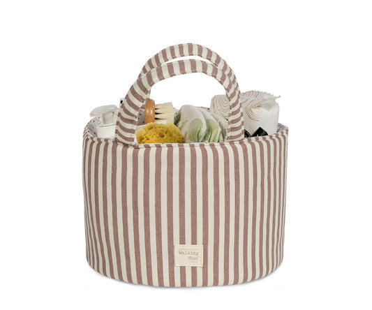 Pasito a Pasito Cestino portaoggetti Organizer Basket Pralinè Strips Moka
