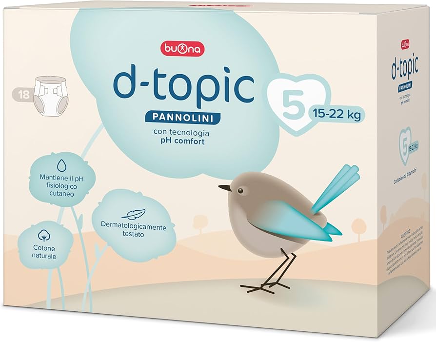 D-Topic Pannolini con tecnologia pH comfort
