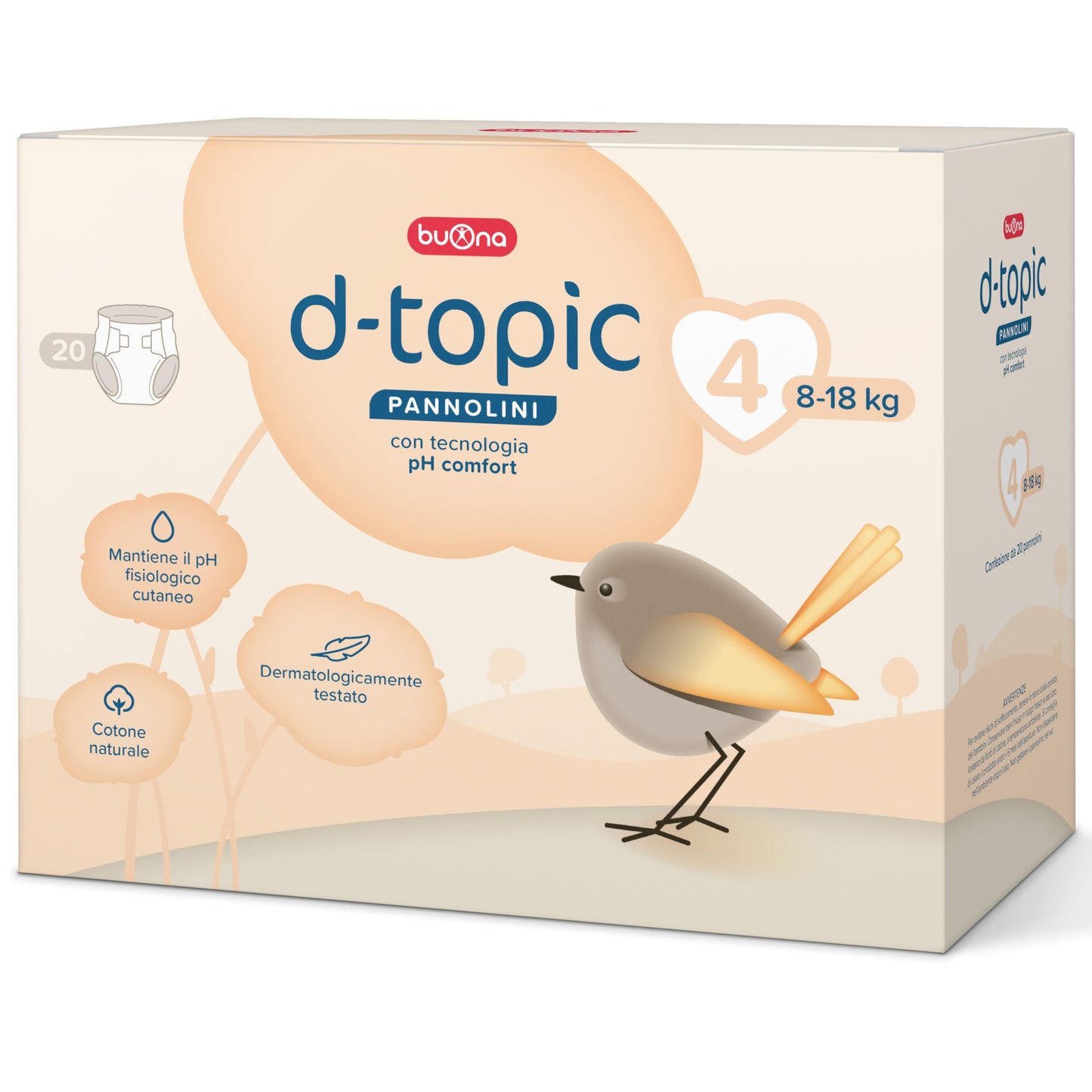 D-Topic Pannolini con tecnologia pH comfort