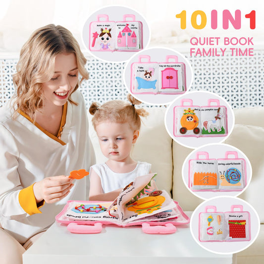 Jollybaby My Quiet Book/ Princess Castle - Gioco Libro Montessoriano
