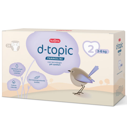 D-Topic Pannolini con tecnologia pH comfort
