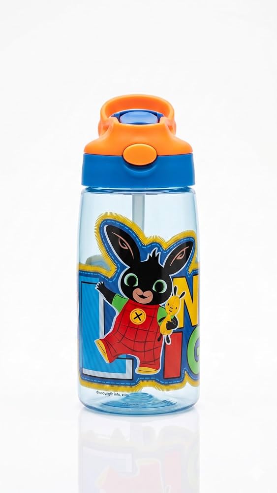 Coriex Borraccia in plastica con cannuccia 480 ml - vari personaggi