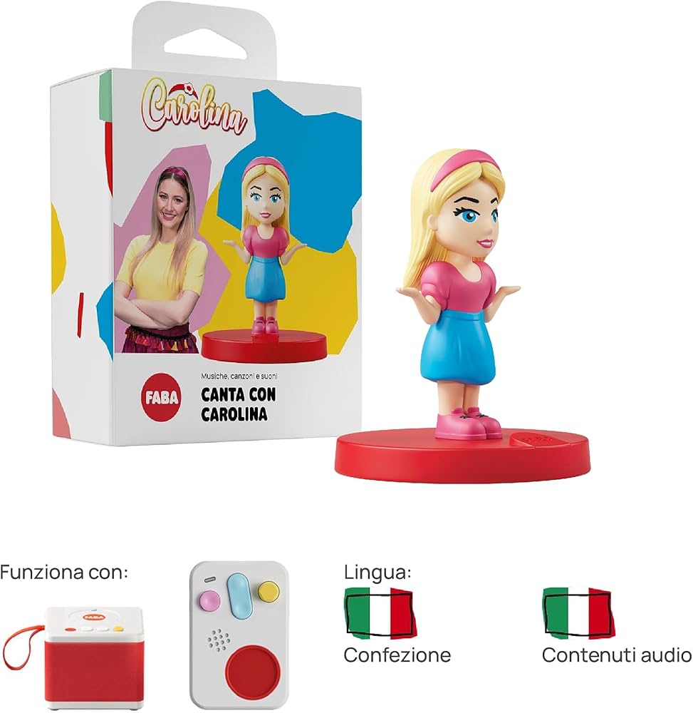 Faba Personaggio Sonoro - Canta con Carolina - Musica, canzoni e suoni