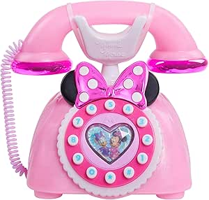 Disney Telefono Rotativo Minnie Parla con me - con effetti luminosi 3a+