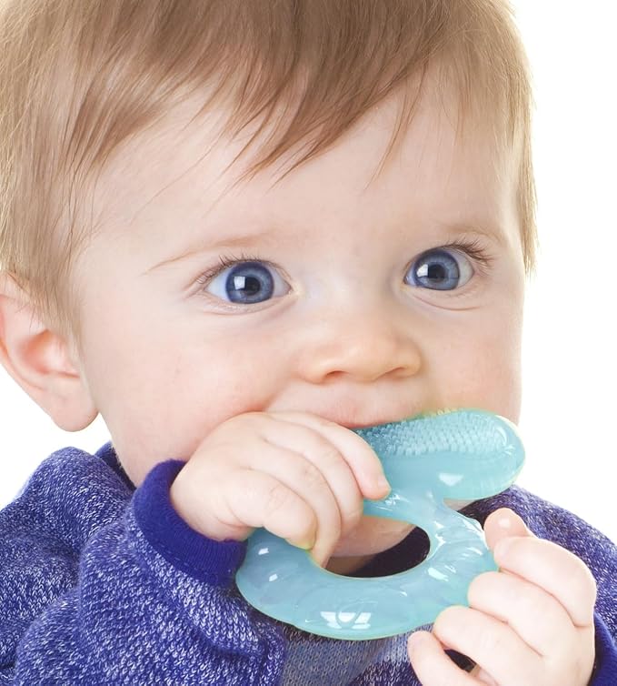 Nuby Teethe-Eez Massaggiagengive Silicone Morbido, 3+