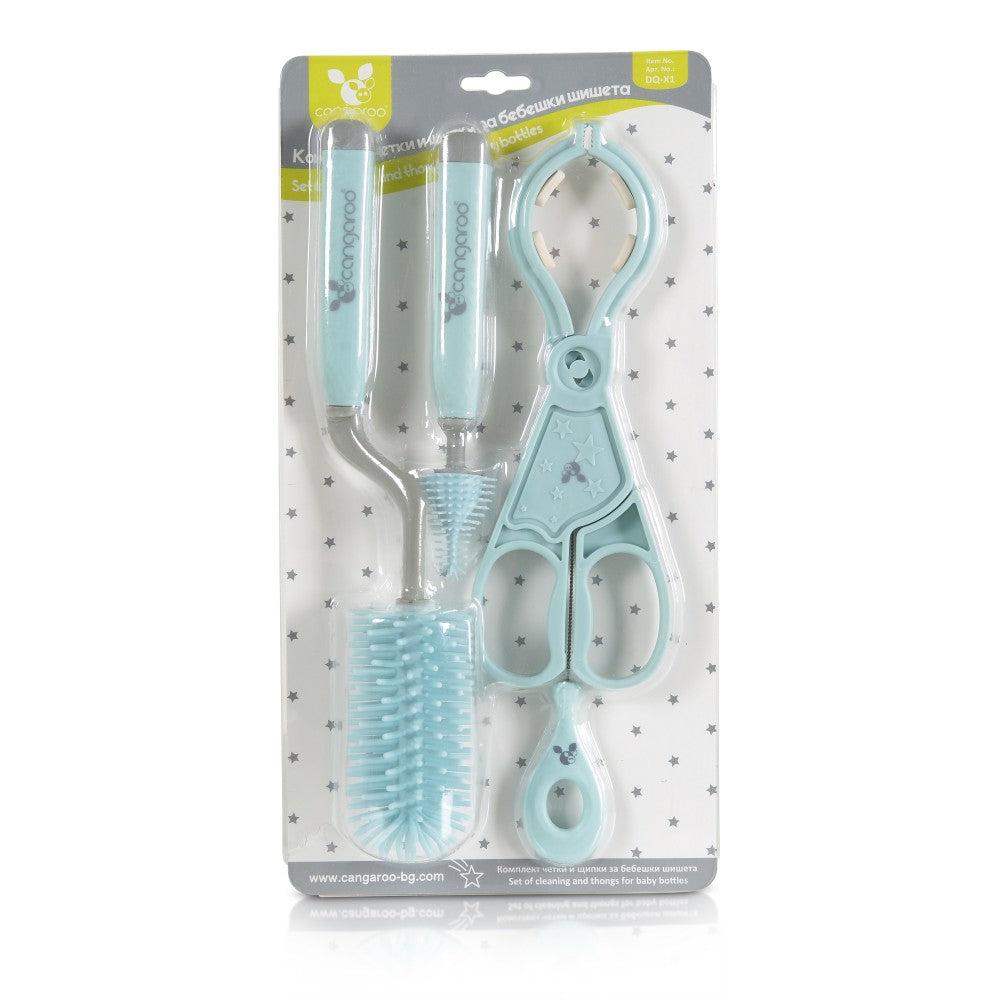 Cangaroo Set di 4 spazzole per la pulizia di biberon