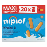 Nipiol Biscotti - Formato Convenienza da 1330 gr - ai 6 cereali, friabili e solubili, in 20 comode confezioni salvafreschezza