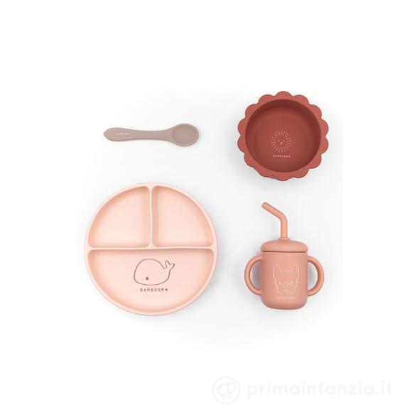 Bamboom Set Pappa Dinner Set in Silicone 4 pz