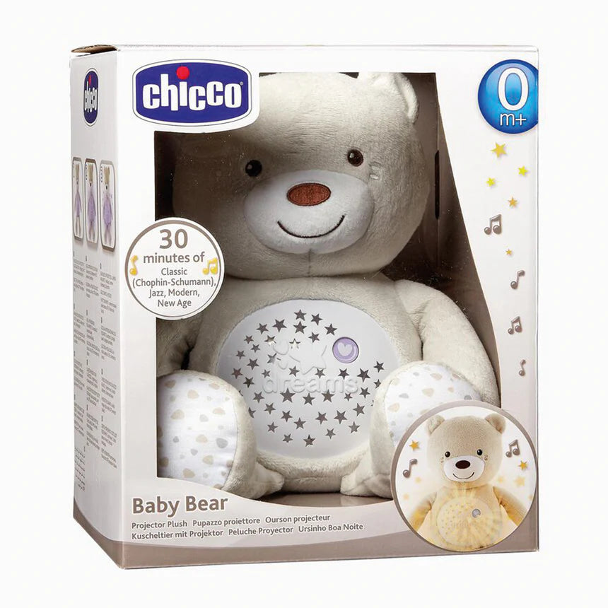 Chicco Baby Bear Pupazzo Proiettore con 30 minuti di melodie
