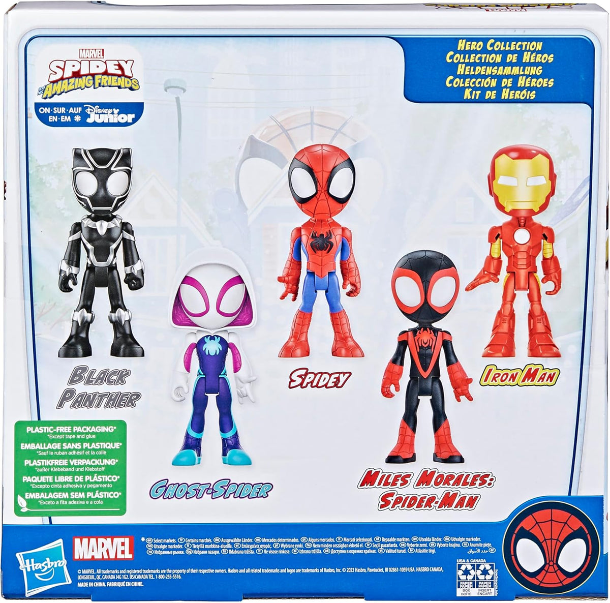 Hasbro Playset Spidey Collezione Hero 5 Personaggi