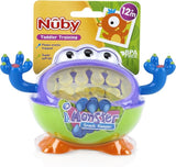 Nuby iMonster Porta Snack Antirovesciamento Bambini, 12+ Mesi