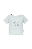 Bamboom T-shirt a maniche corte con stampa BLU BLUSH 100% Bambù organico