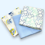 Ellepi Disney Baby mussole Quadrati di Garza Mickey 3 pz