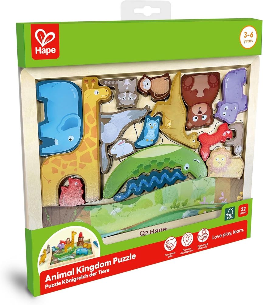 Hape Puzzle Regno Animale 22 pz - E1656