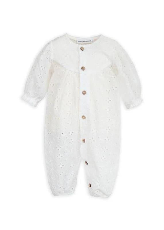 Bamboom Tuta Bimba Offwhite in Bambù Organico